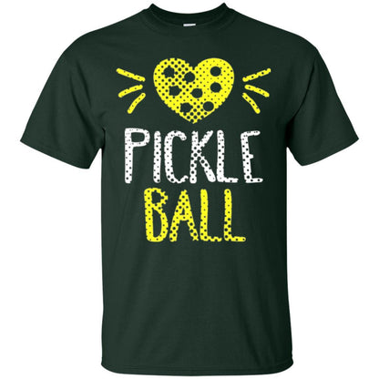 Pickleball Lover T-shirt Cute Retirement Forest Green