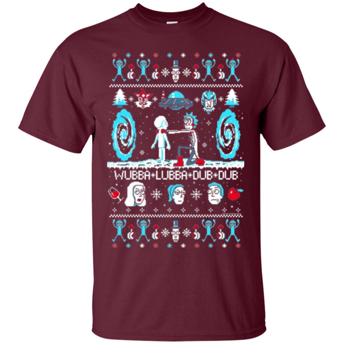 Film T-shirt Build A Snowmorty T-shirt Maroon