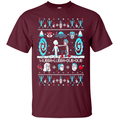 Film T-shirt Build A Snowmorty T-shirt Maroon