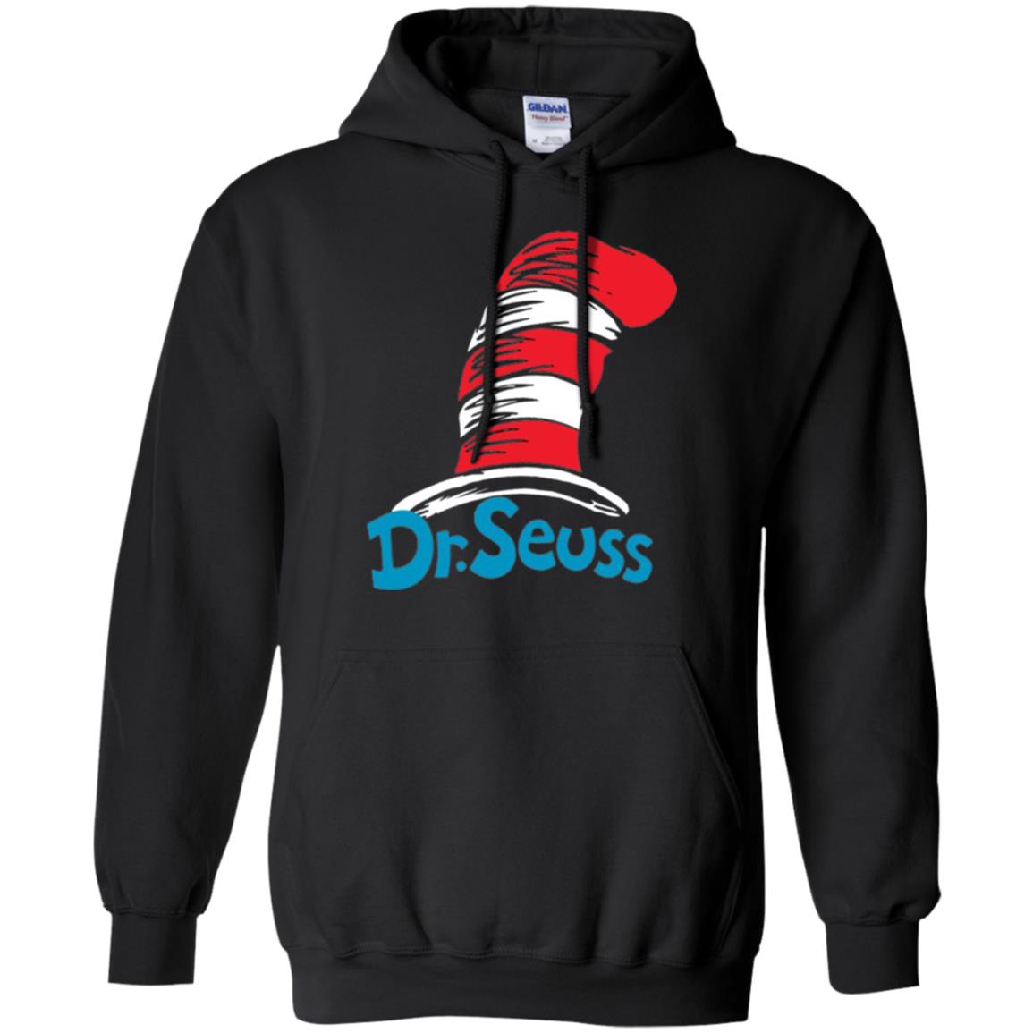 Film Lover T-shirt Dr. Seuss Hat T-shirt Black