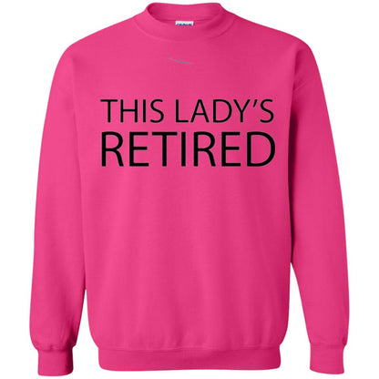 Retirement T-shirt This Lady Is Retired Heliconia
