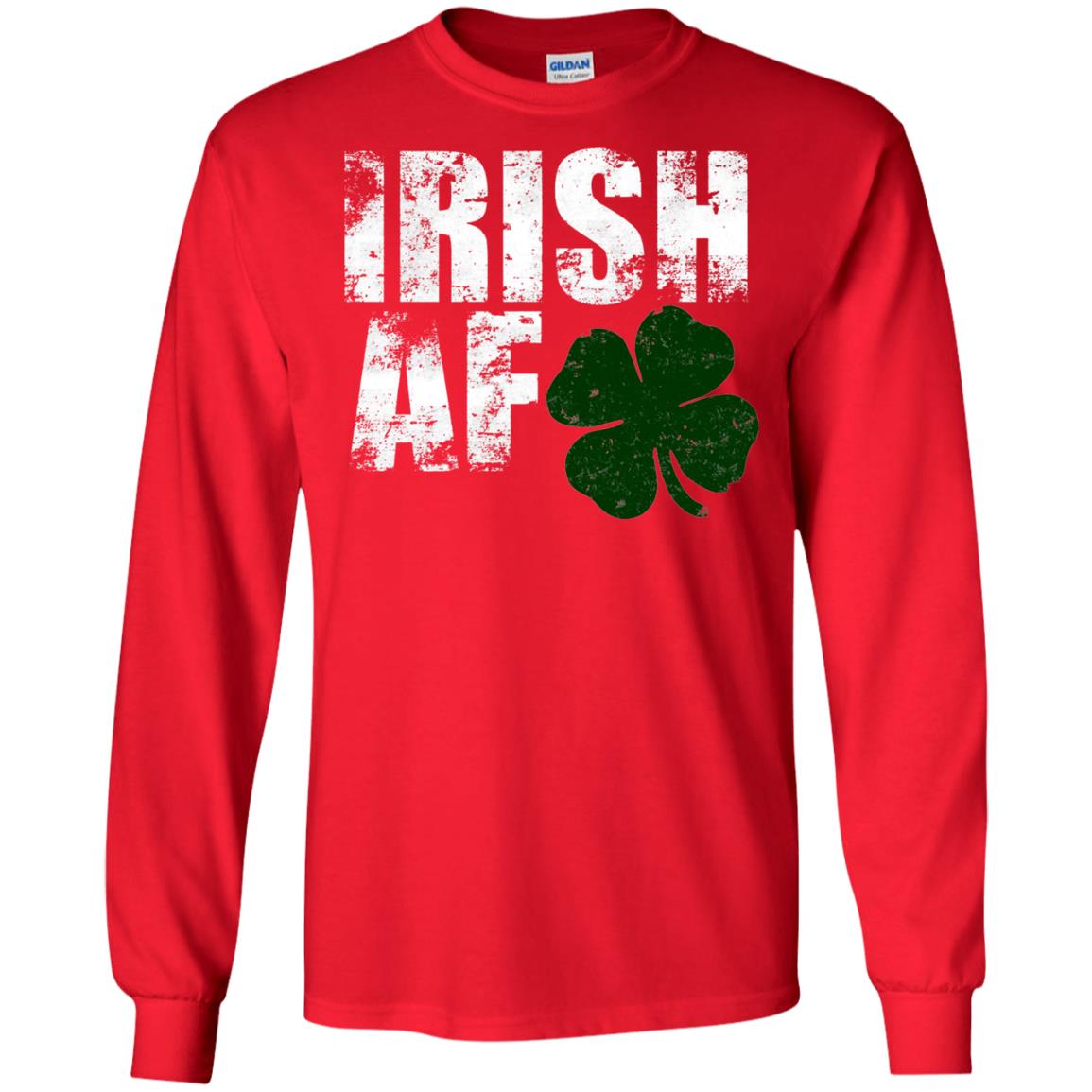 Funny Irish St. Patrick_s Day T-shirt Red