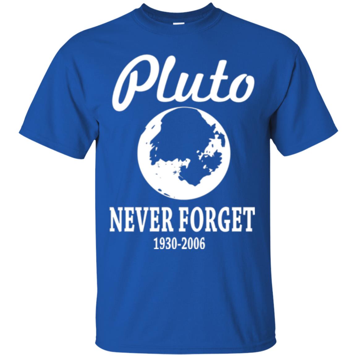 Pluto Never Forget T-shirt Royal