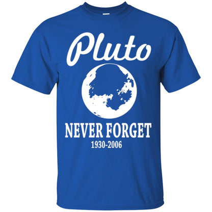 Pluto Never Forget T-shirt Royal