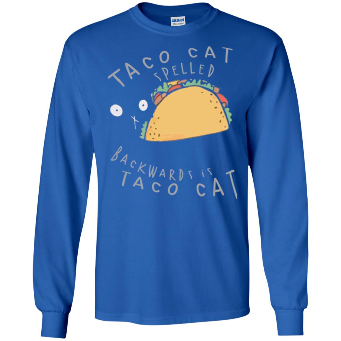 Cat Lovers T-shirt Taco Cat Spelled Backward Is Taco Cat Royal