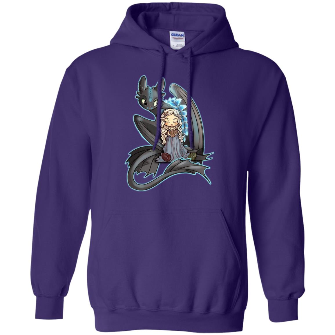 Dragon Night Fury Cartoon Shirt Purple