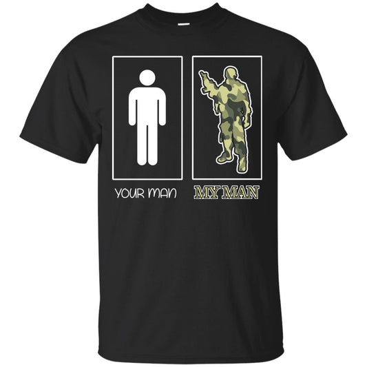Your Man My Man Military Shirt Black