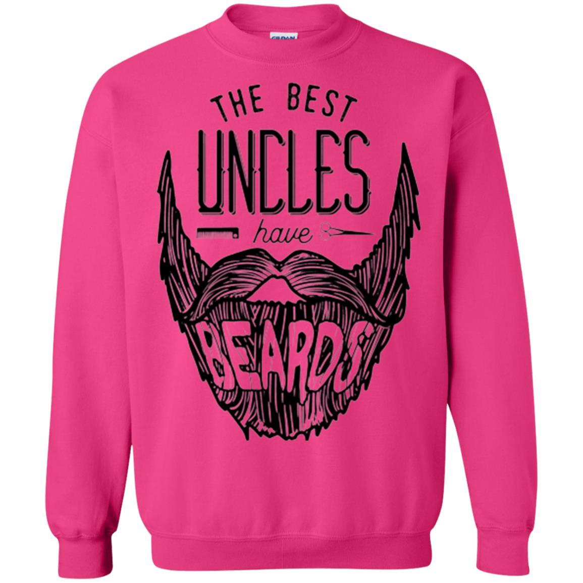 Funny Uncle T-shirt The Best Uncles Have Beards Heliconia