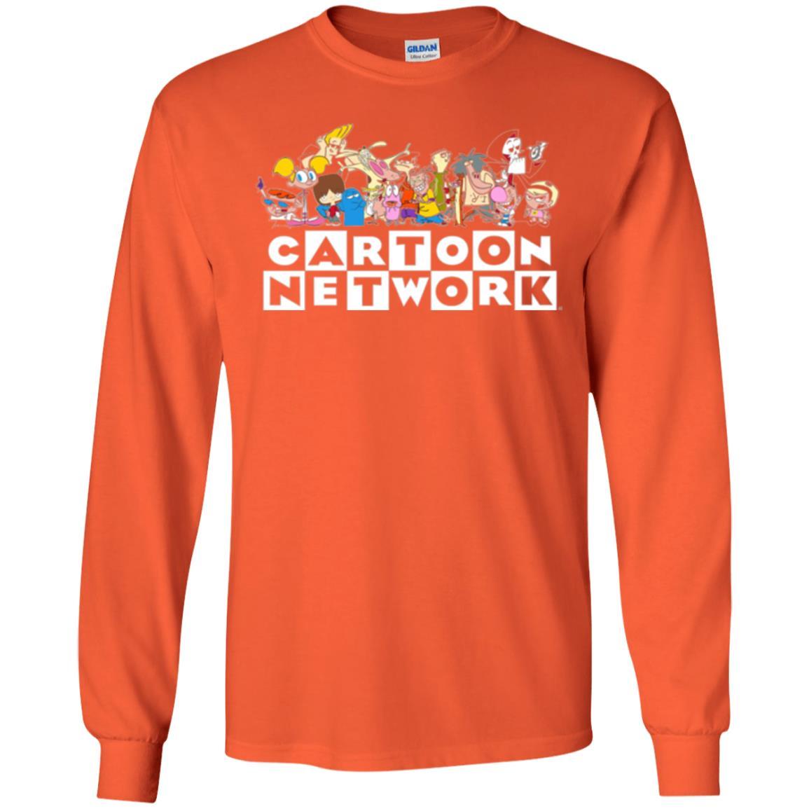 Cartoon T-shirt Classic Character Feature T-shirt Orange