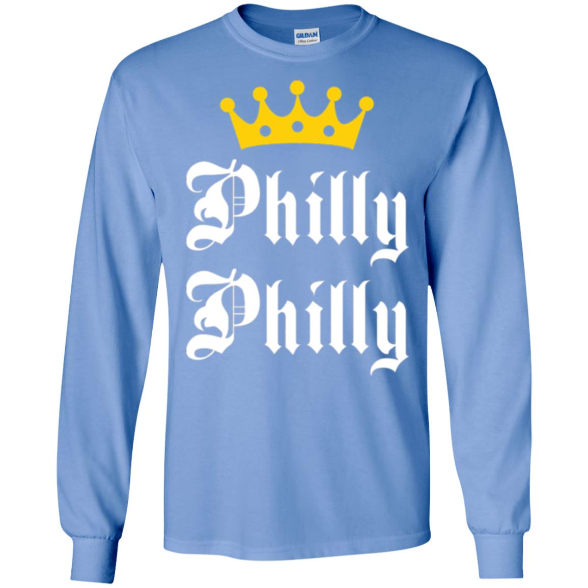 Football Lover T-shirt Philly Philly Philadelphia Football Fan Carolina Blue