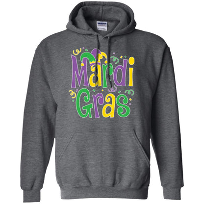Mardi Gras T-shirt Mardi Gras Party T-shirt Dark Heather