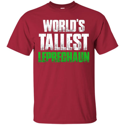 St. Patrick_s Day T-shirt World_s Tallest Leprechaun Cardinal