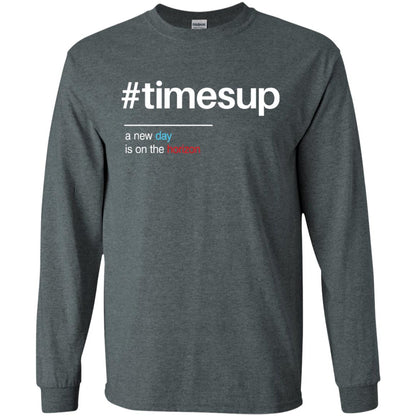 Women_s Right T-shirt Hash Tag Times Up Dark Heather