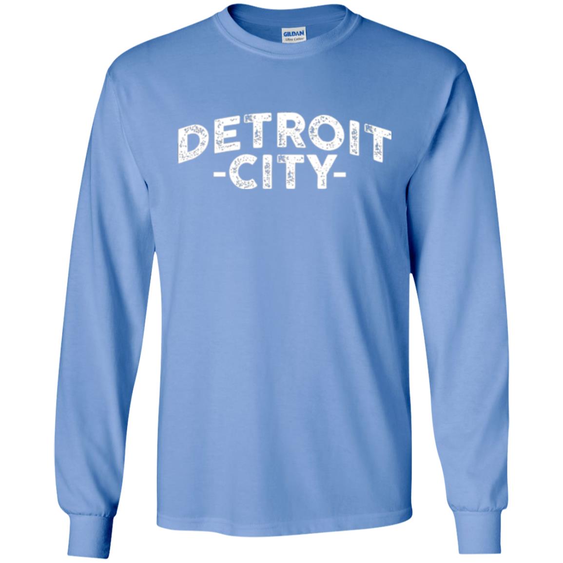 Detroit Michigan T-shirt Carolina Blue