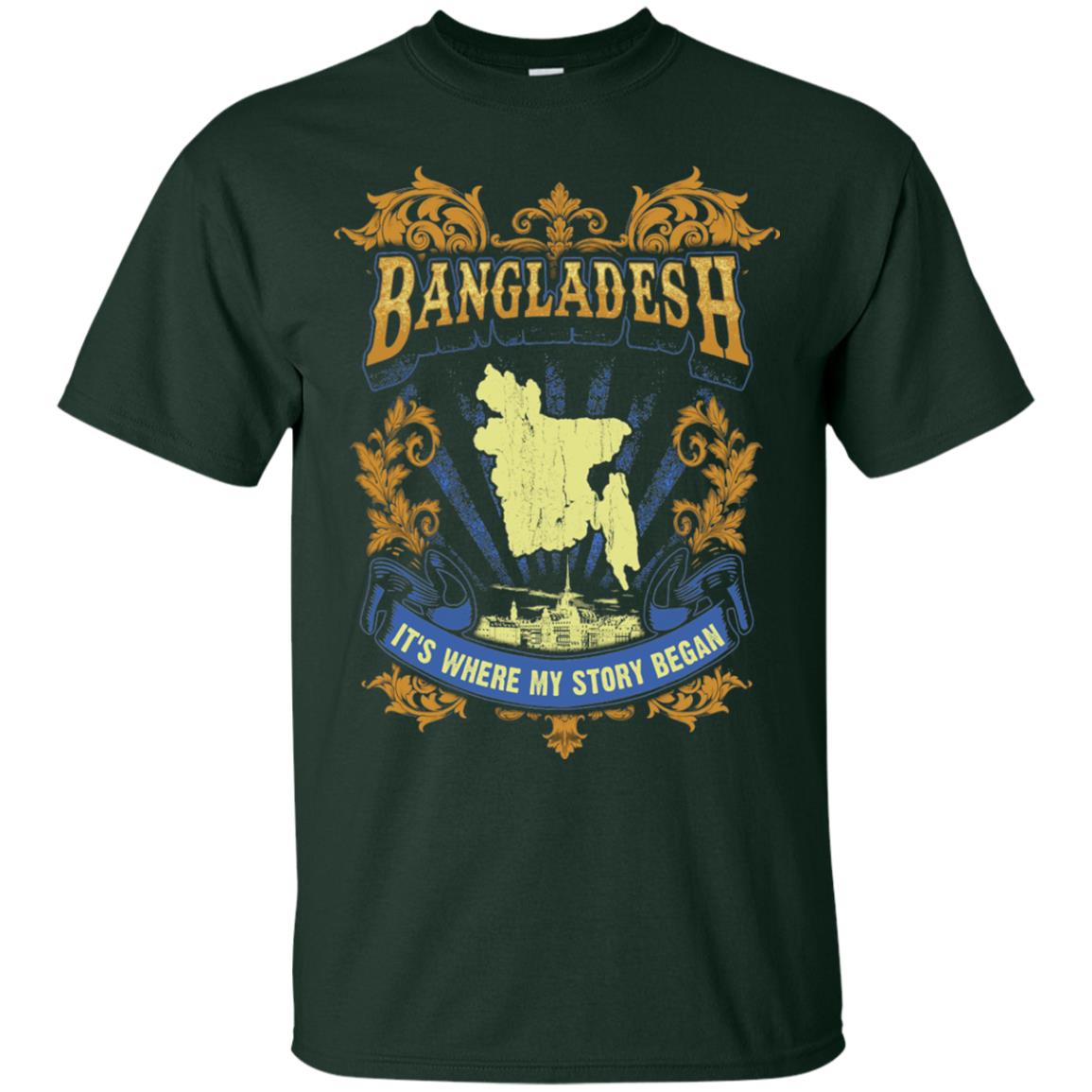 Bangladesh It_s Where My Story Began T-shirt Forest