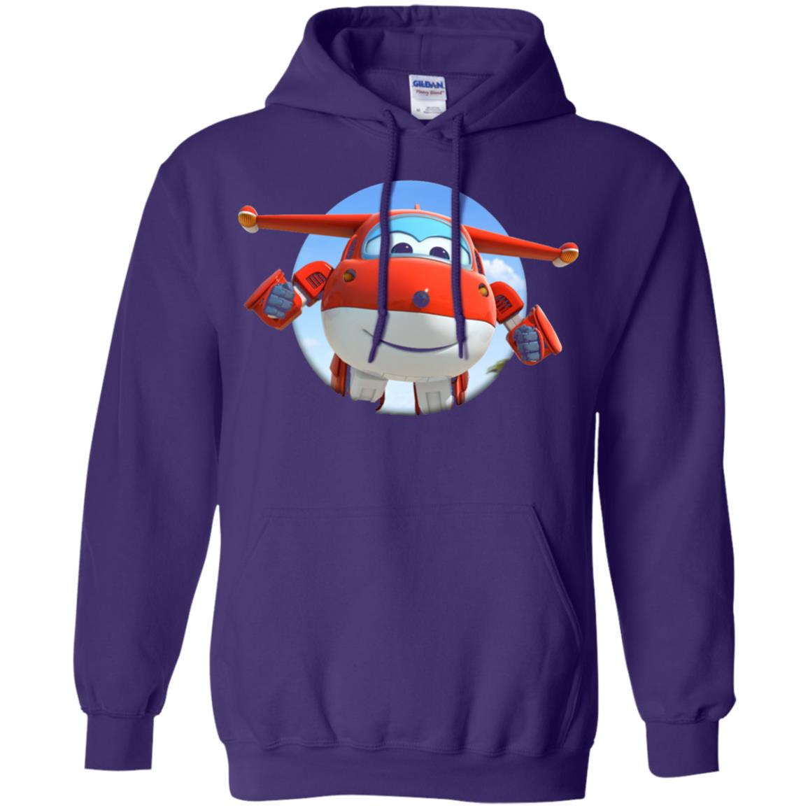 Super Wings Jett Movie Lover T-shirt Purple