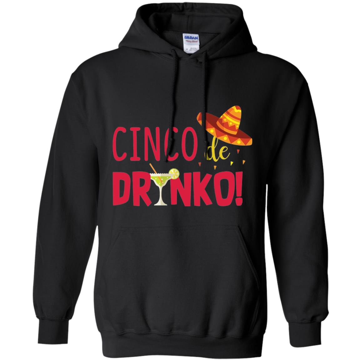 Cinco De Drinko Cinco Mayo 2018 Drinking T-shirt Black