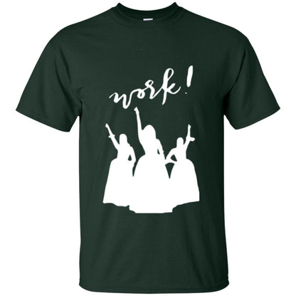 Schuyler Sisters T-shirt Work Forest Green