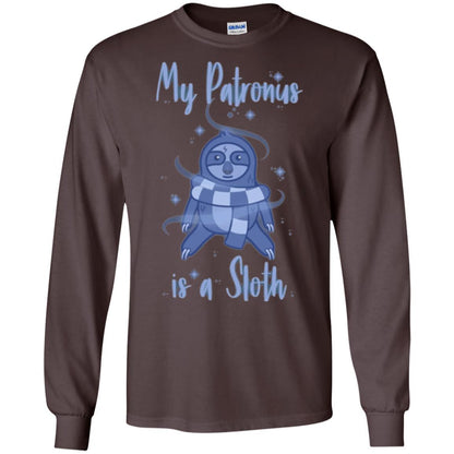 Film T-shirt My Patronus Is A Sloth T-shirt Dark Chocolate