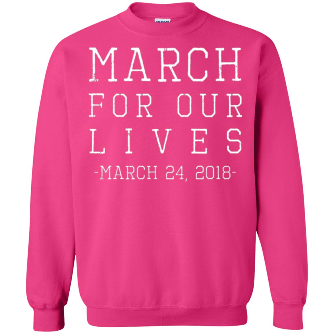 March For Our Lives March 24 2018 Anti Gun T-shirt Heliconia