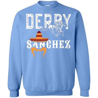 Derby Sanchez When Cinco De Mayo Derby Collide Shirt Carolina Blue