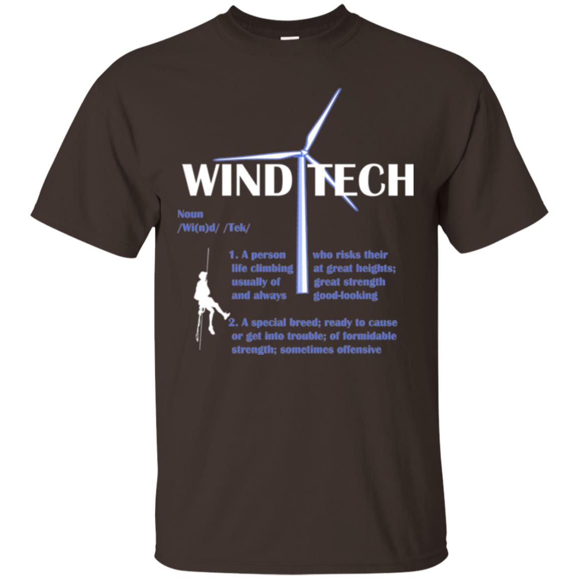 Wind Tech Definition T-shirt Dark Chocolate