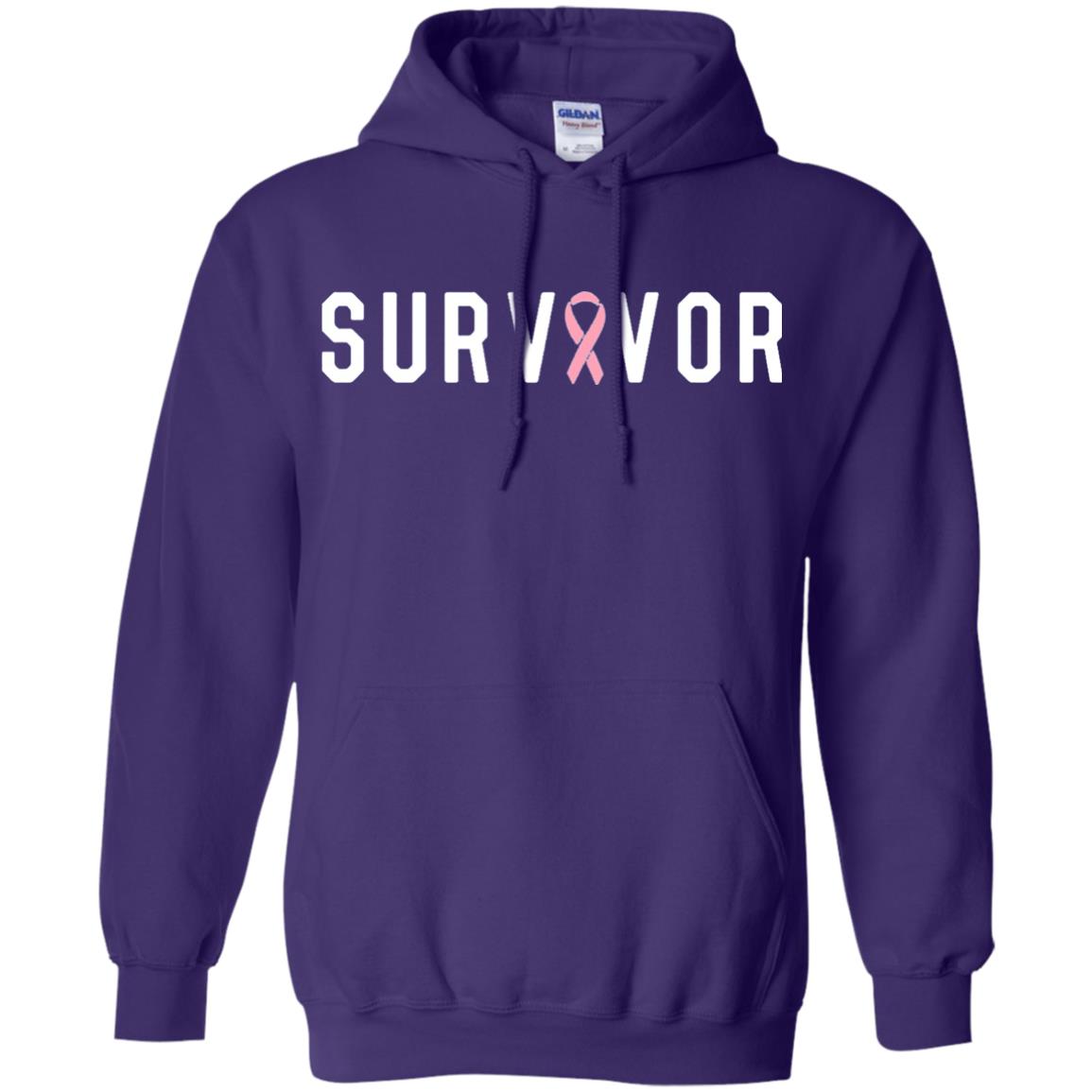 Breast Cancer Survivor We Did It T-shirt Pink Ribbon Purple
