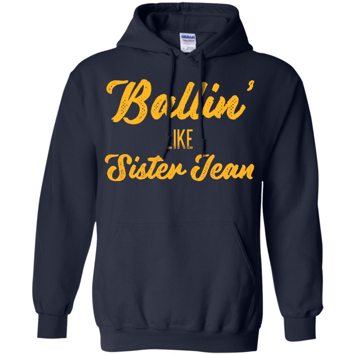 Ballin Like Sister Jean College Basketball Ramblers T-shirt Navy