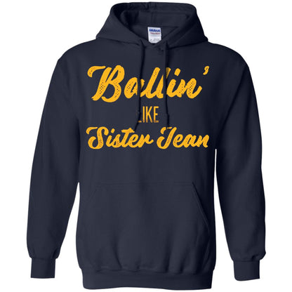Ballin Like Sister Jean College Basketball Ramblers T-shirt Navy