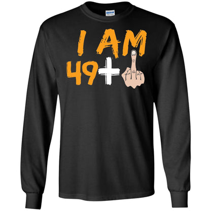50th Birthday Funny T-shirt I Am 50 Years Old Black
