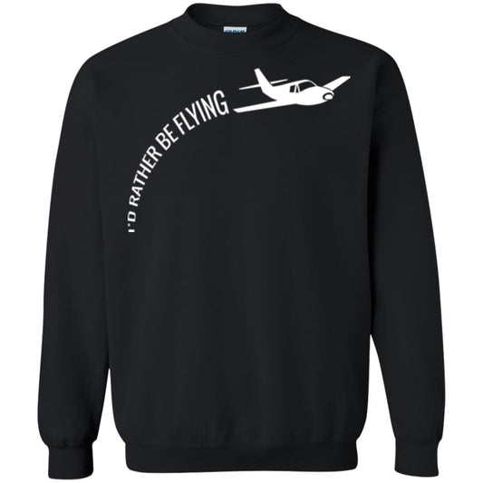 Airplane Pilot T-shirt I_d Rather Be Flying Black