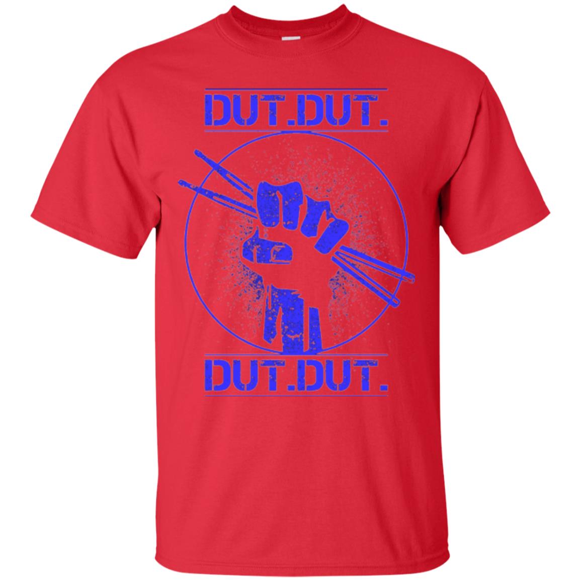 Drum Lovers T-shirt Dut Marching Band Red