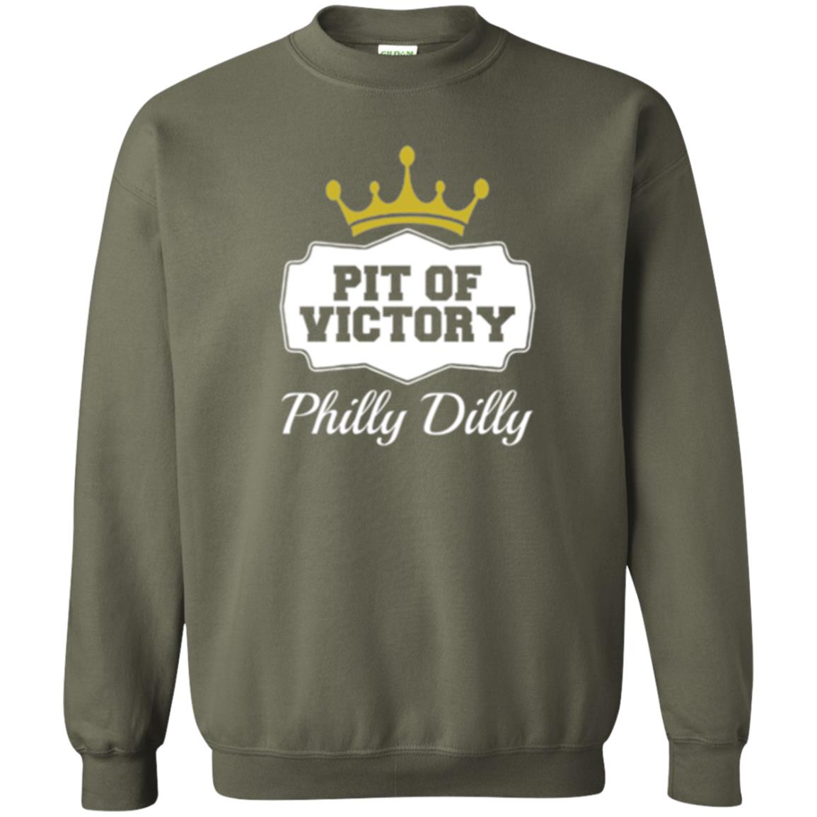 Football Lover T-shirt Philly Dilly Pit Of Victory T-shirt Military Green