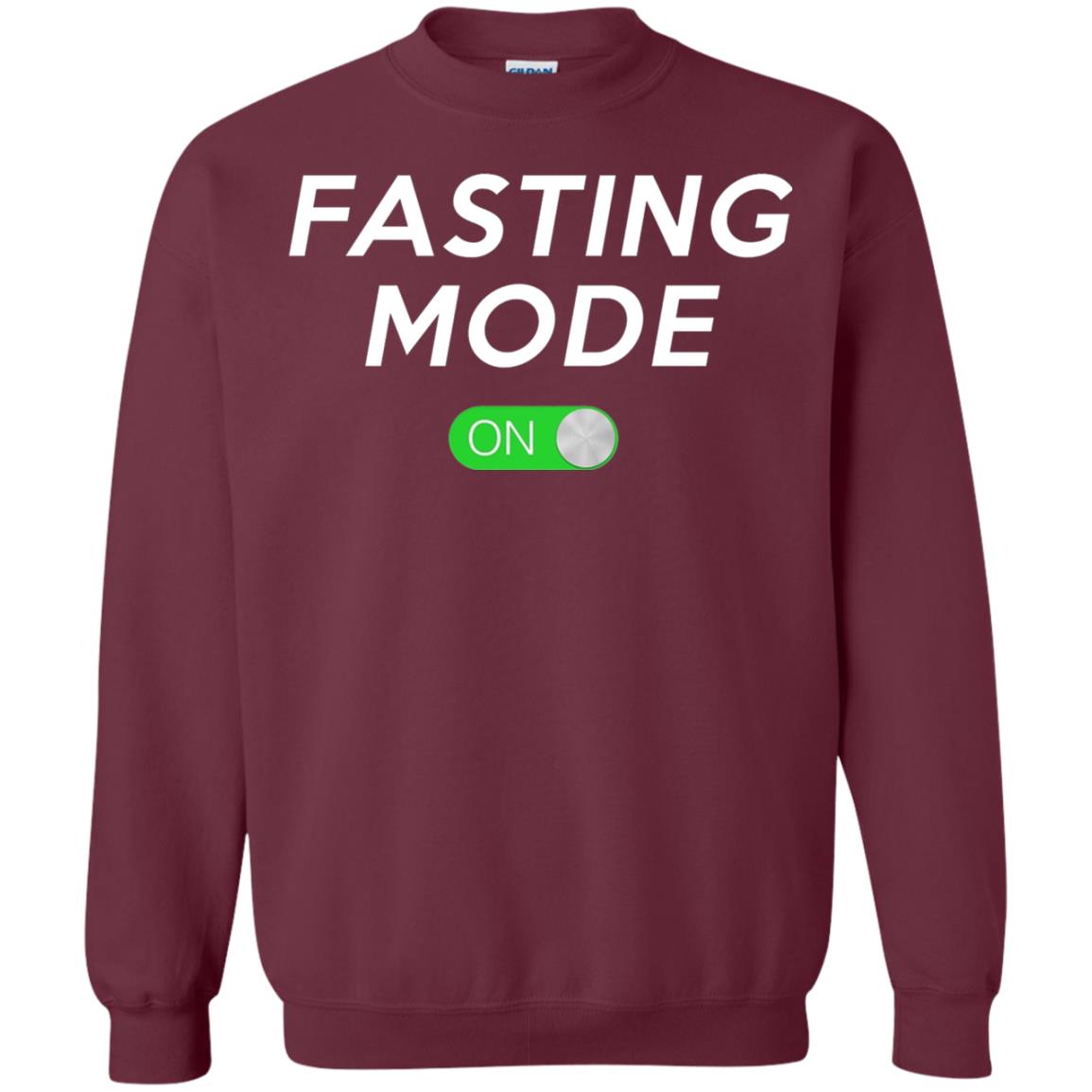 Funny Ramadan Fasting Mode On Shirt Maroon