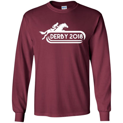 Derby 2018 Shirt Derby 2018 Horse Racing Maroon