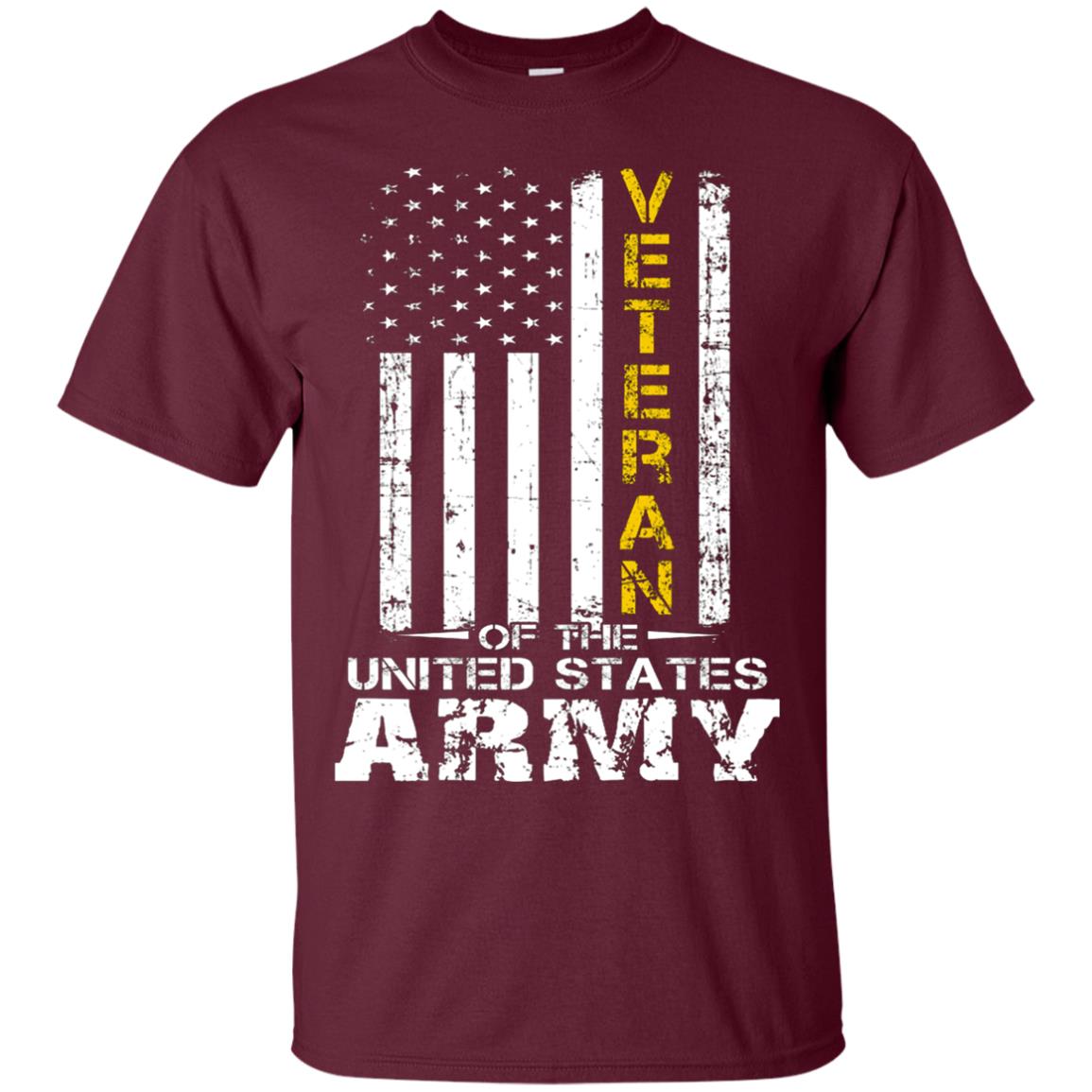 Veteran Of United States Us Army Premium Shirt Maroon