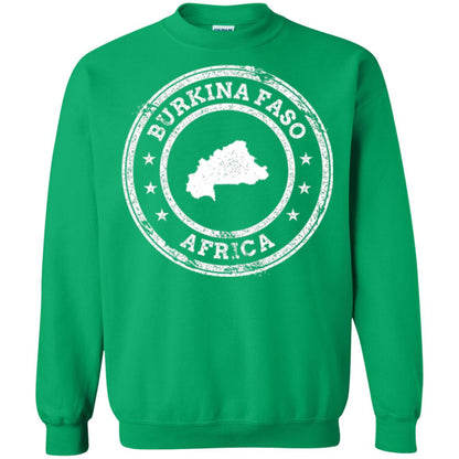 Burkina Faso Africa Passport Stamp T-shirt Irish Green