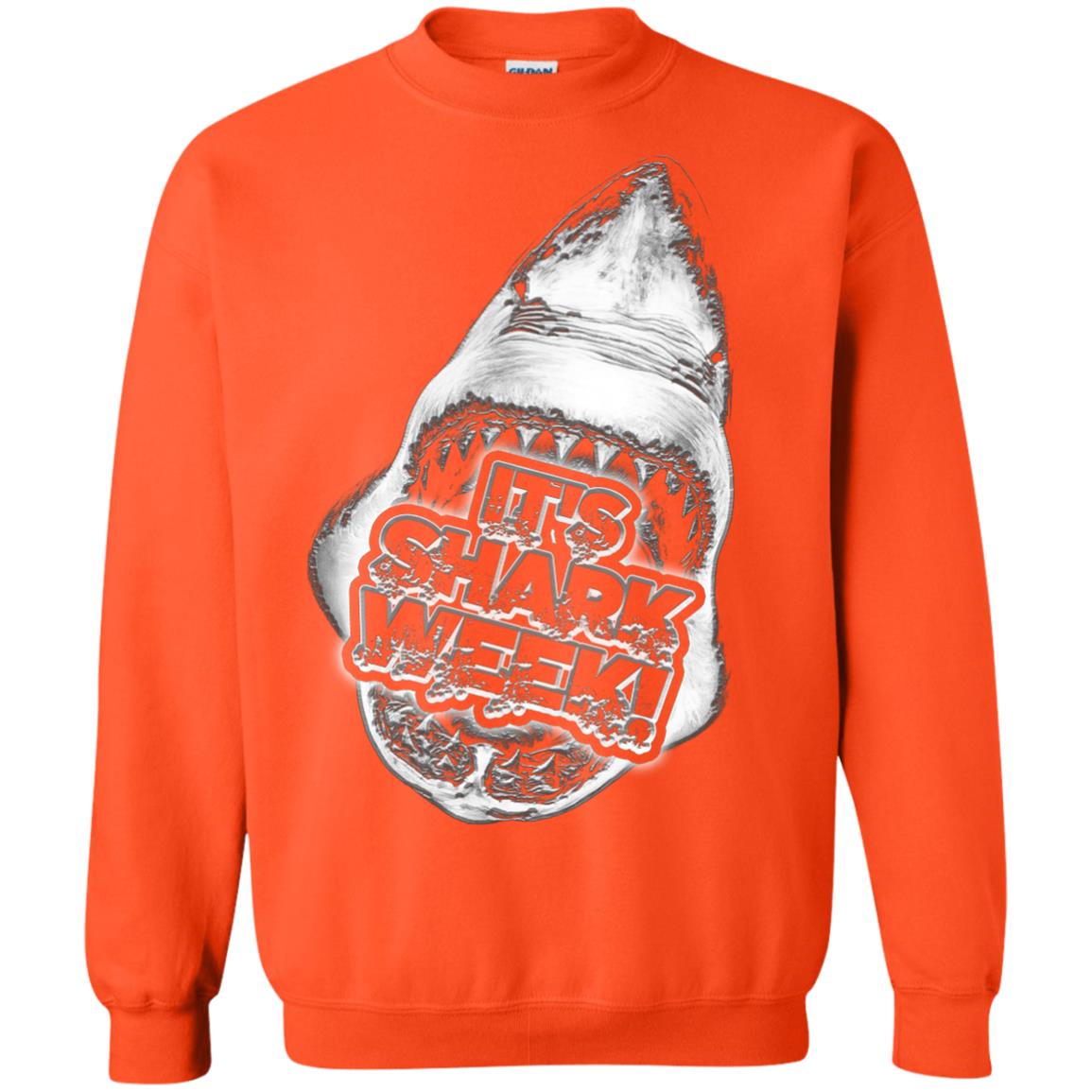 Every Day Of Shark Week T-shirt 2018 Orange