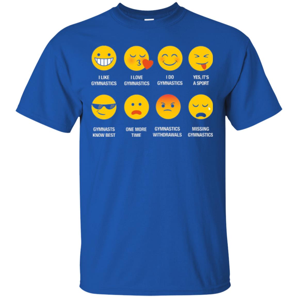 Gymnastic Lovers T-shirt Emoji Royal