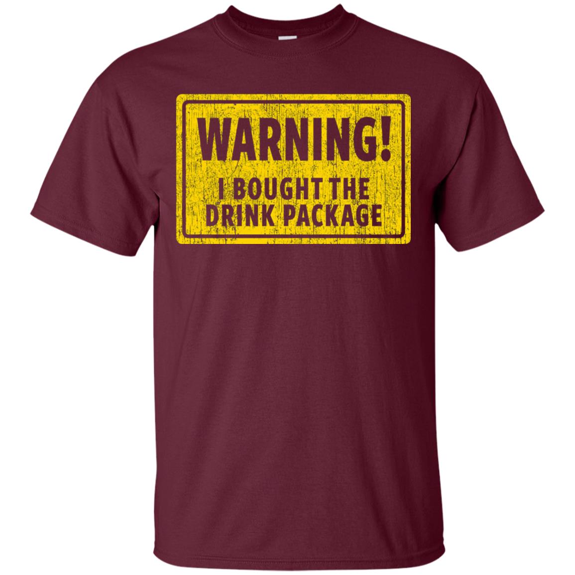 Funny Cruise Ship T-shirt Caribbean Vacation Partiers Maroon