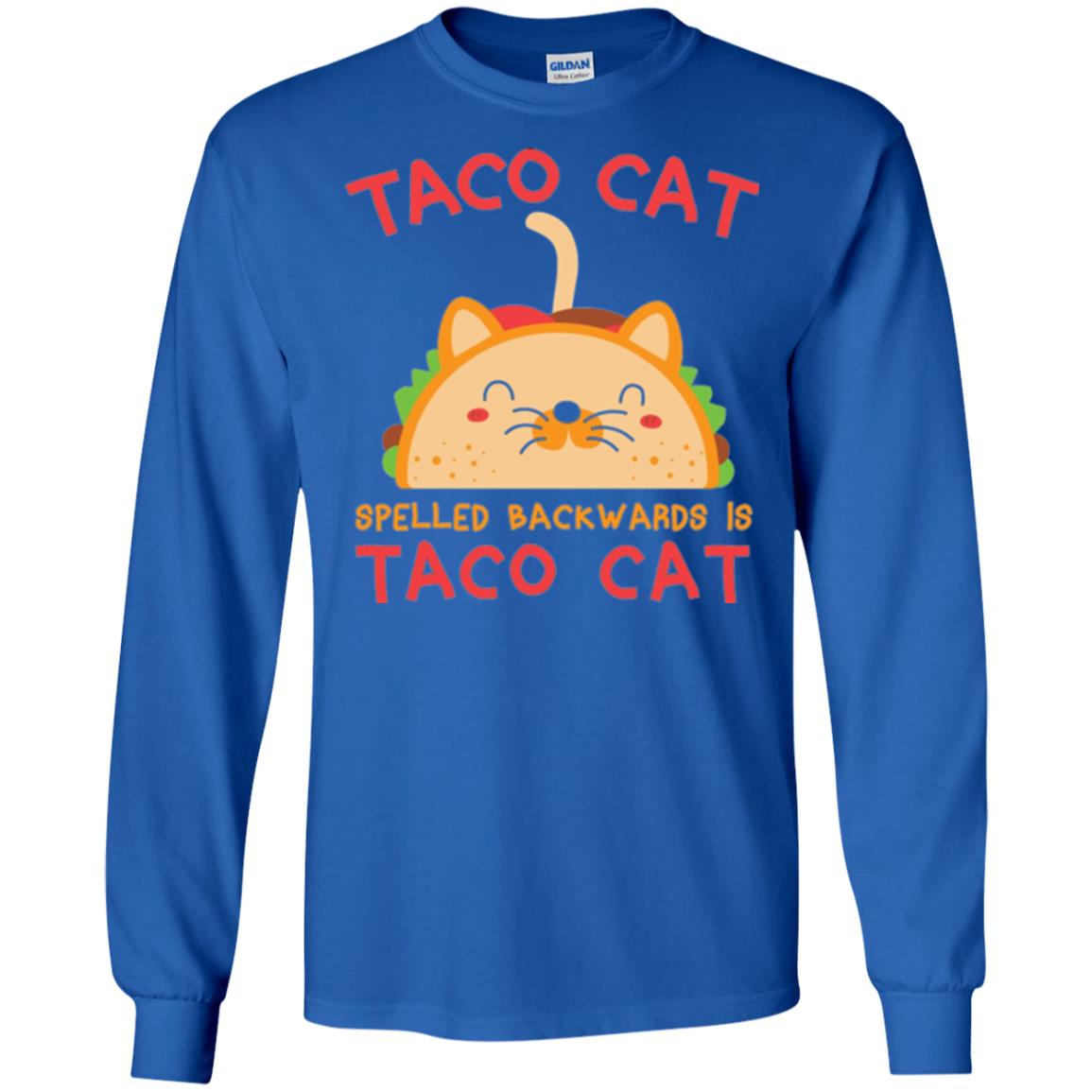 Taco Cat T-shirt Spelled Backwards Is Taco Cat Royal