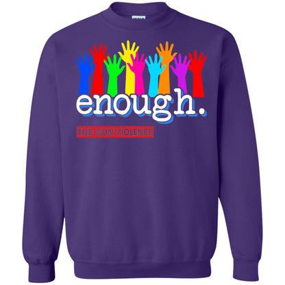 End Gun Violence Enough Gun Control T-shirt Purple