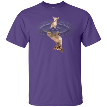 Little Chihuahua And Big Shadow Shirt Purple