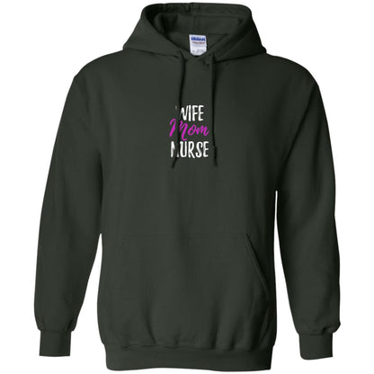 Wife Mom Nurse Nurse Mother Shirt Forest Green