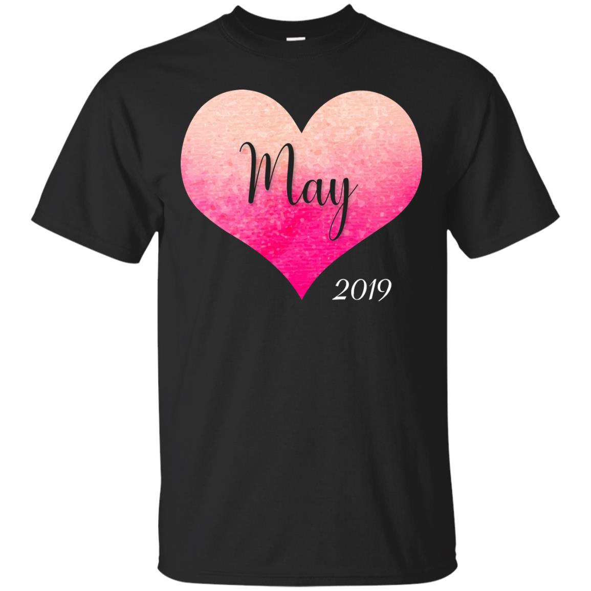 Pregnancy Reveal Announcement Party May 2019 Shirt Black