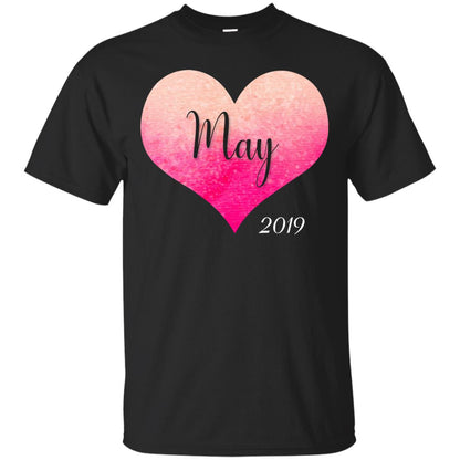 Pregnancy Reveal Announcement Party May 2019 Shirt Black