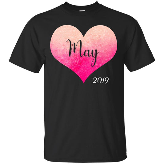 Pregnancy Reveal Announcement Party May 2019 Shirt Black