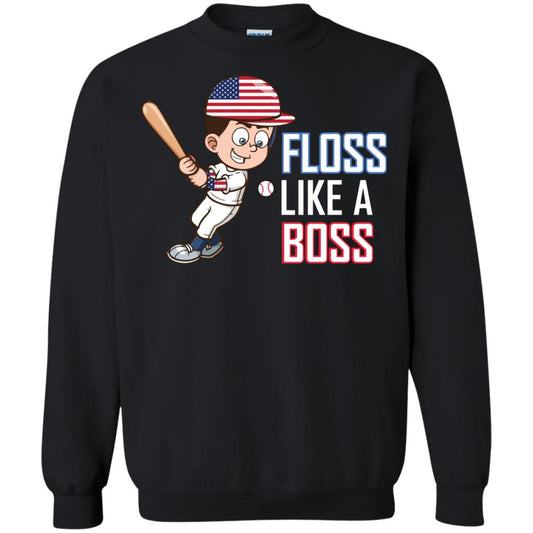 Floss Like A Boss Shirt For Baseball Players Black