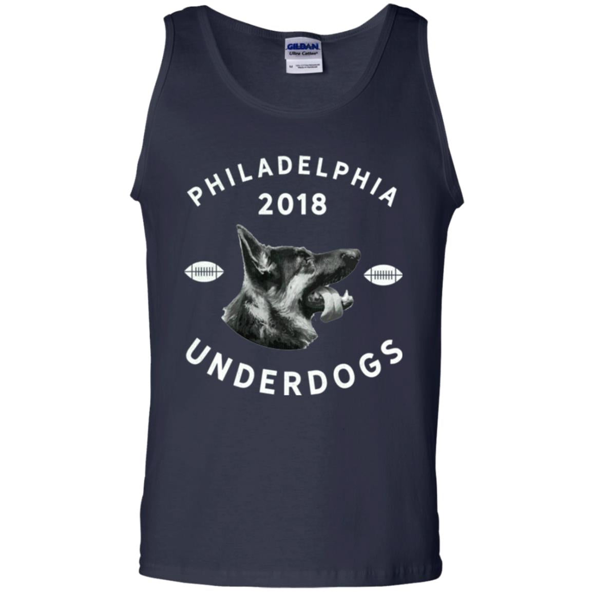 Dog Lover T-shirt Philly Philadelphia Underdogs 2018 Game Day Navy