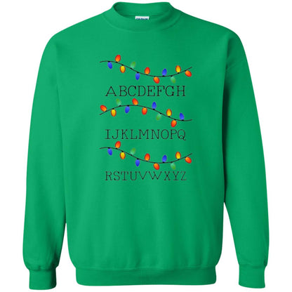 Christmas T-shirt Fairy Lights Irish Green
